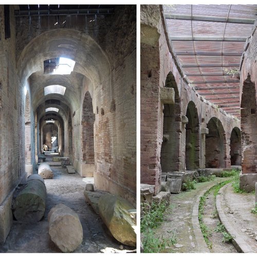 Die Funktion und die Nutzung von Untergeschossen (Ipogei) in Amphitheatern - Rom und S.M.Capua Vetere im Vergleich