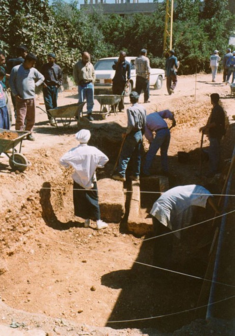Ausgrabungen im Vorort Douris bei Baalbek