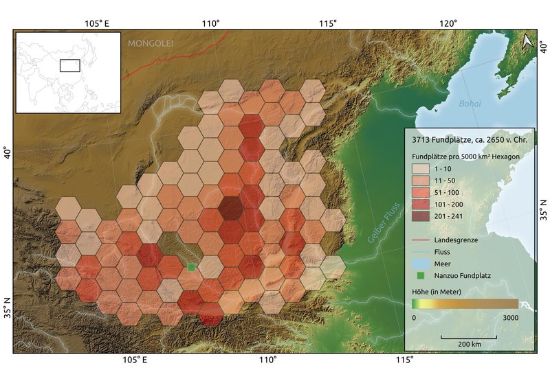 Fundplatzanalysen des späten Neolithikums, Lössplateau, China
