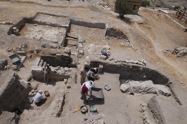 Ausgrabungen in Gadara, Jordanien
