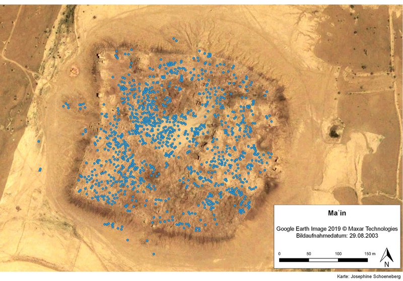 Ma'in, Satellitenbild 2002