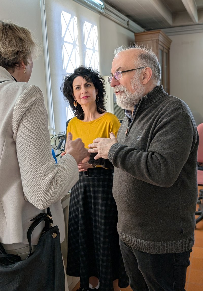 Gespräch im Nationalmuseum