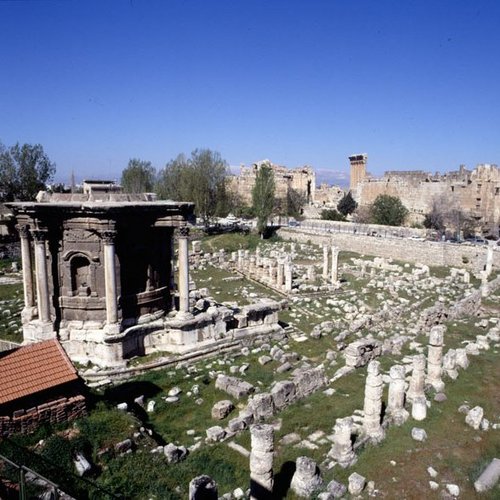 Das Areal Santa Barbara in Baalbek/Heliopolis