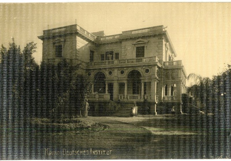 Deutsches Institut für ägyptische Altertumskunde in Kairo Anfang 1930er Jahre