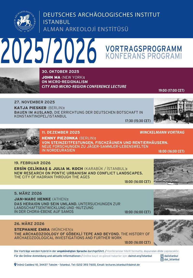 Vortragsprogramm 2025-2026