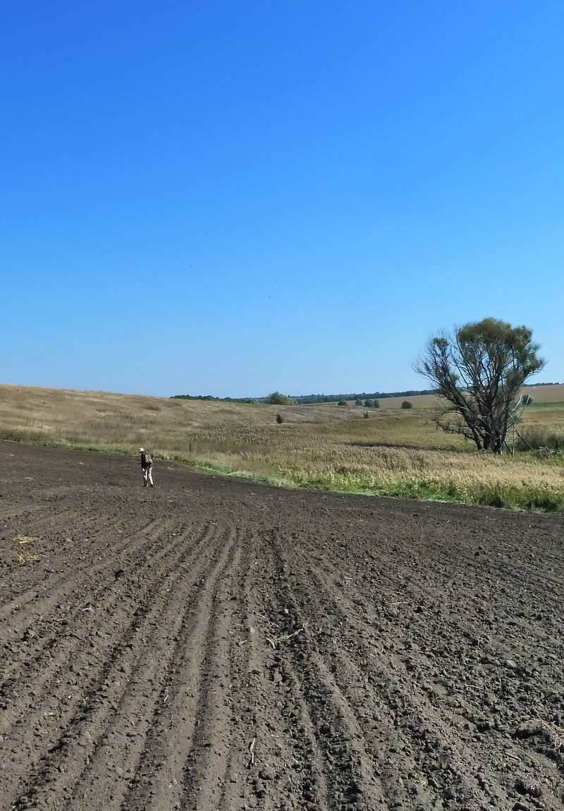 Prospektionsgebiet bei Ochočee, Obl. Charkov, Ukraine