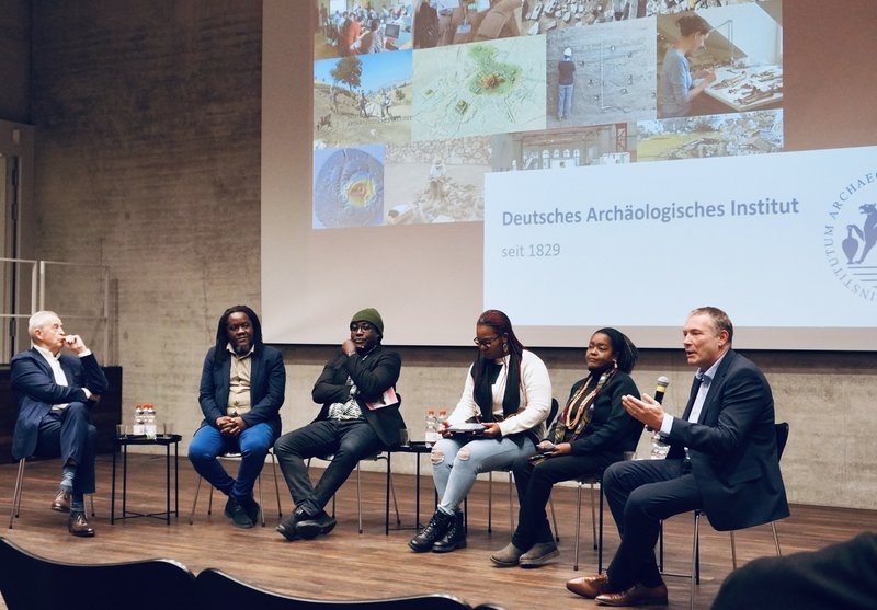 Curator dialogue at the opening ceremony