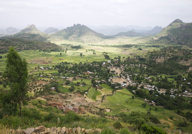 Yeha (Äthiopien). Landschaft um die Siedlung von Yeha