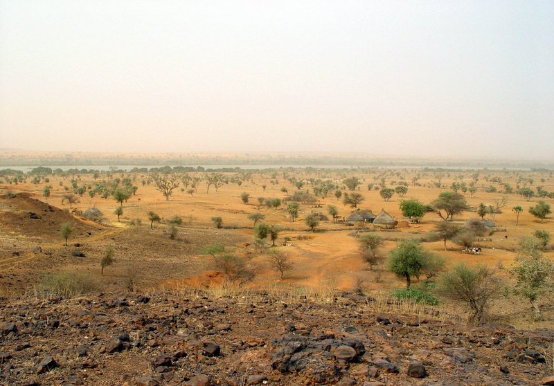 Blick auf das Tal des Nigers