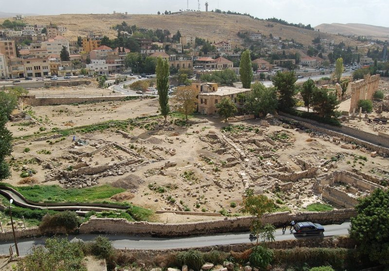 Übersicht über das Grabungsareal Bustan Nassif