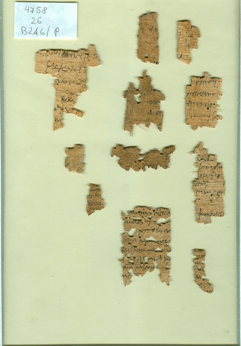 Fragmente von Urkunden aus dem 2. Jh. n. Chr