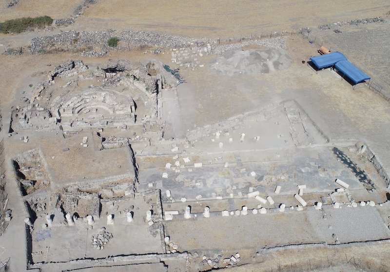Epiphaneia, Bouleuterion-Odeion und Säulenstraße, Ausgrabungen 2022-2024 
