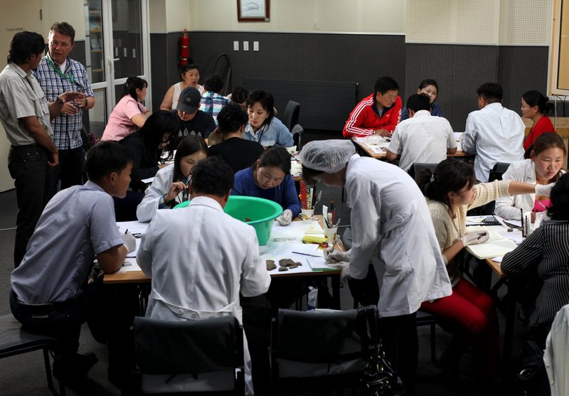 Kharakhorum Museum hosts exchange of Mongolian and German restorers