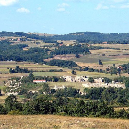 Der spätantike Kaiserpalast Felix Romuliana bei Gamzigrad / Serbien