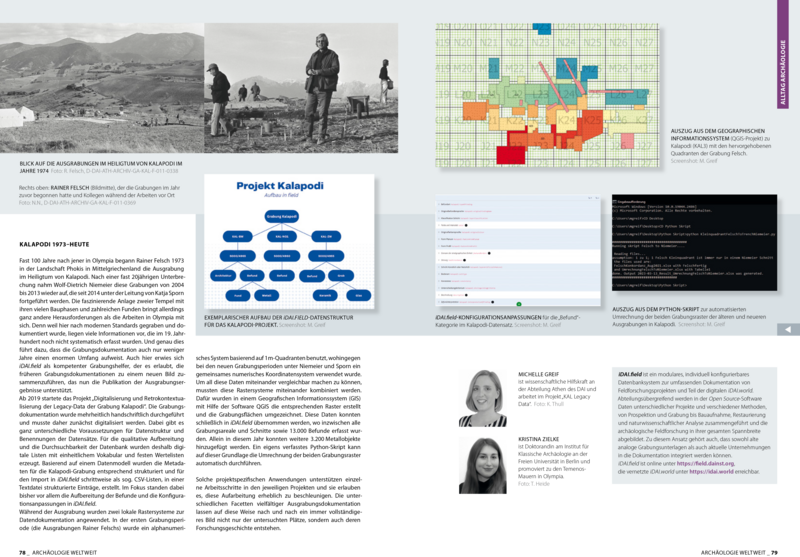 Grabungsgeschichten Digital in Archäologie Weltweit