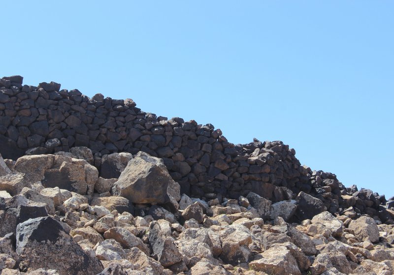 Khirbet al-Jabariya view on the fortification wall