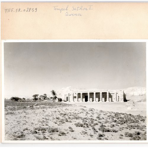The Temple of Seti I at Qurna
