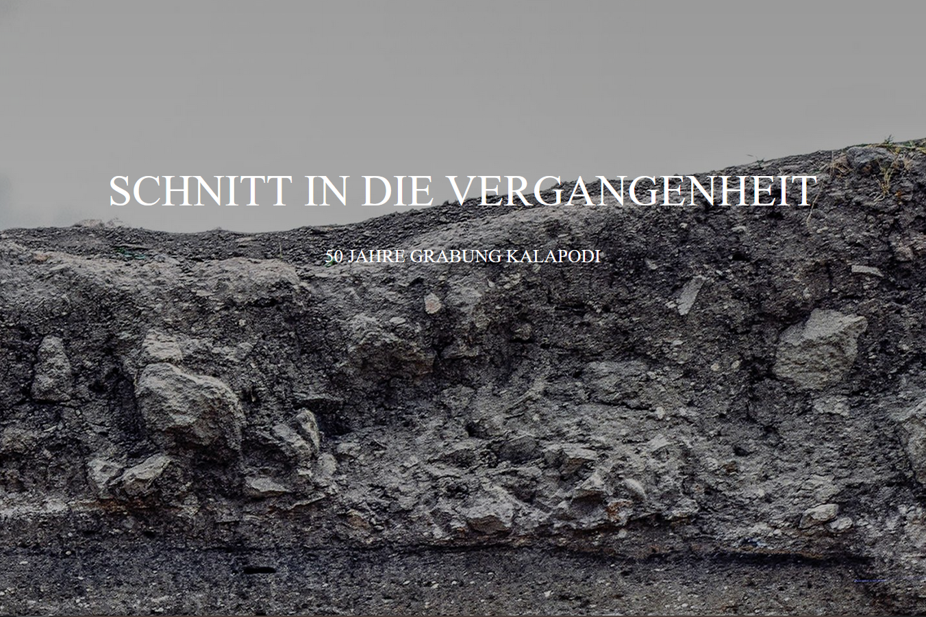 Screenshot Kalapodi-Ausstellung