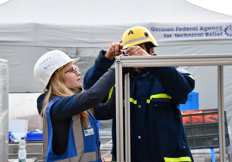 Ausbildung - Aufbau des KulturGutRetter-Notkonservierunglabors