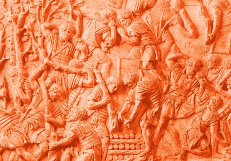 Die Reliefs der Trajanssäule 1900 Tafel LXXXVIII